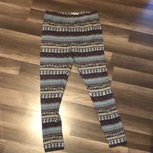 Cato multi color patterned leggings